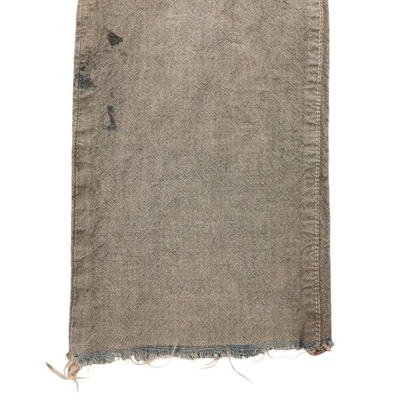 JOE’S JEANS Brixton Straight & Narrow Paint-Splattered Raw Hem Jeans Bark W33 - Picture 4 of 10
